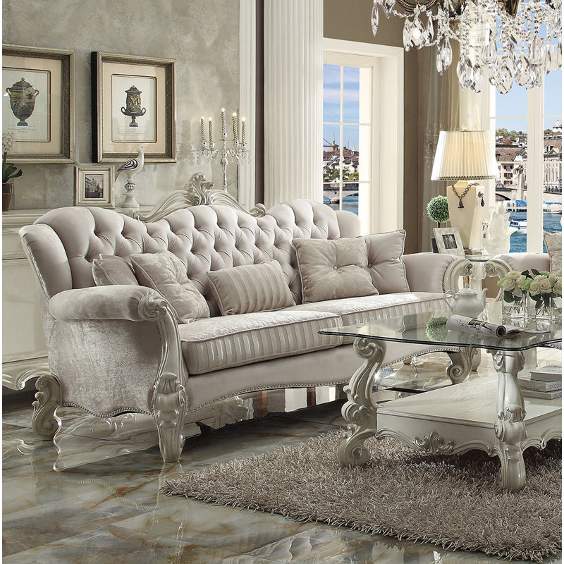 Astoria Grand Welton Velvet 92" Rolled Arm Sofa Wayfair